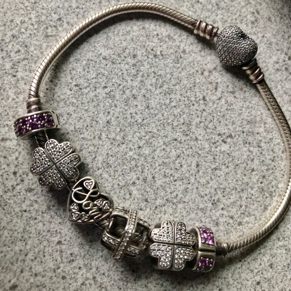 Pandora Bracelet With Charms